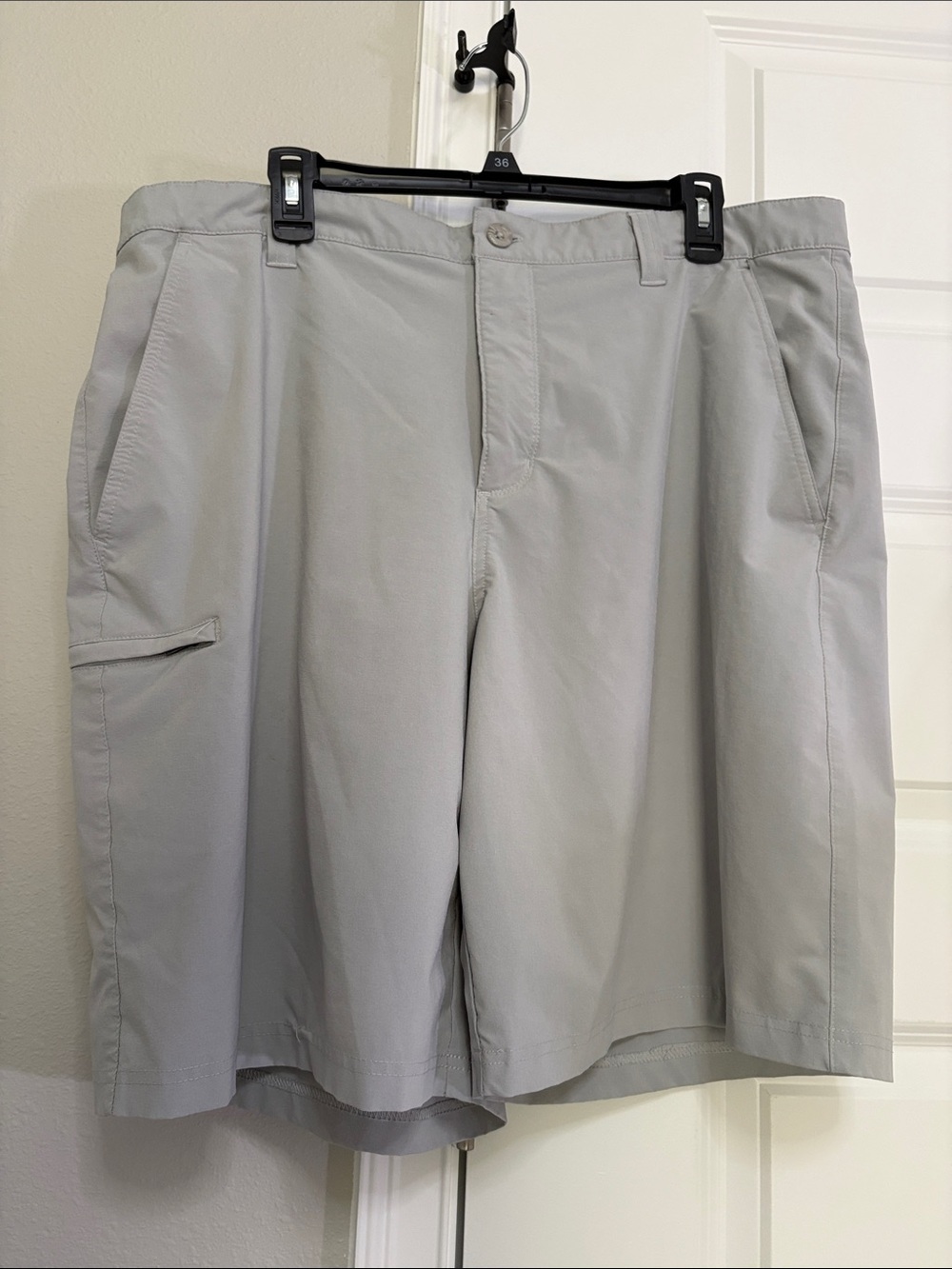 Men's Light Gray Hybrid Shorts - Casual Performance